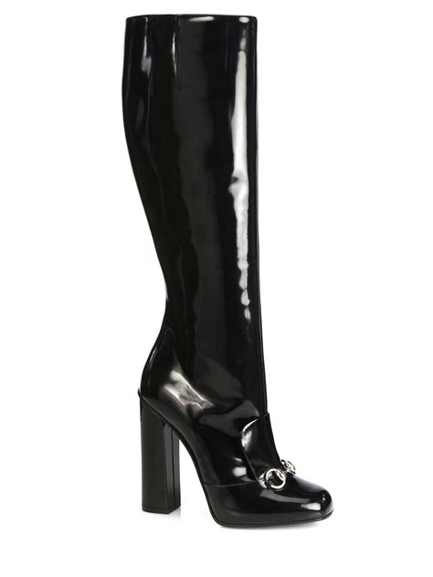 ladies gucci boots|high heel Gucci boots women.